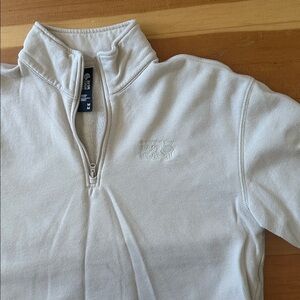 Mountain Hardwear Cream Half-Zip Pullover